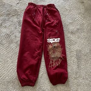SP5DER PANTS (Maroon)